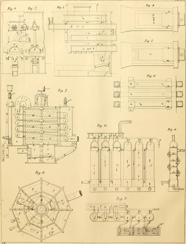 An illustration from The Civil engineer and architect's journal, scientific and railway gazette, 1839, leaf 33