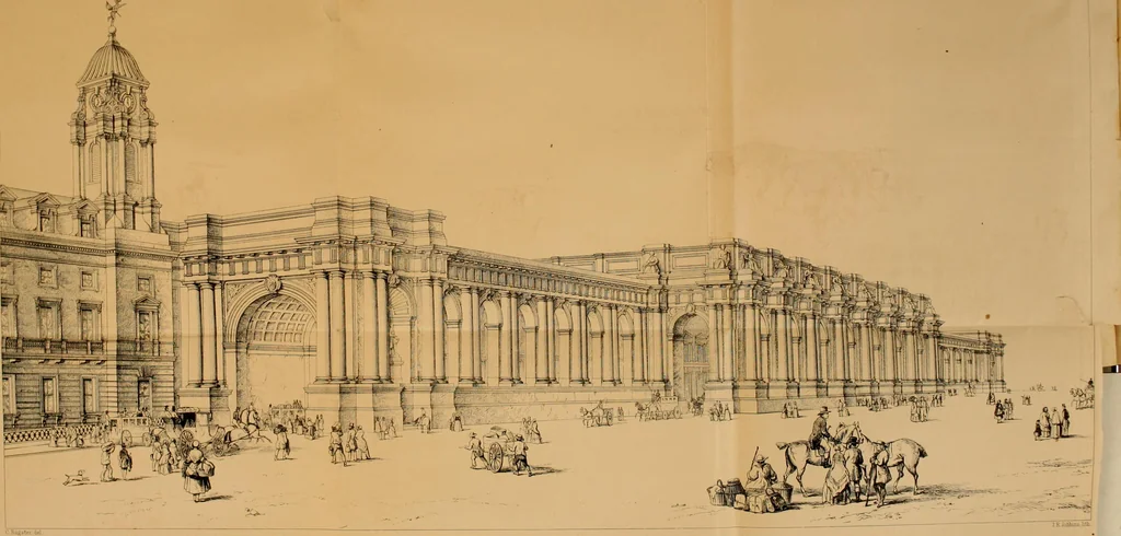 An illustration from The Civil engineer and architect's journal, scientific and railway gazette, 1839, leaf 115