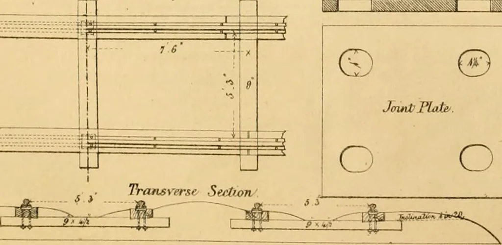 An illustration from The Civil engineer and architect's journal, scientific and railway gazette, 1839, leaf 219