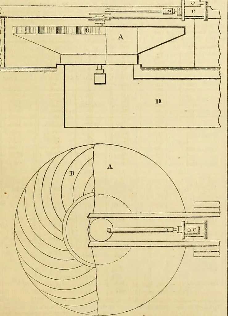 An illustration from The Civil engineer and architect's journal, scientific and railway gazette, 1839, leaf 354