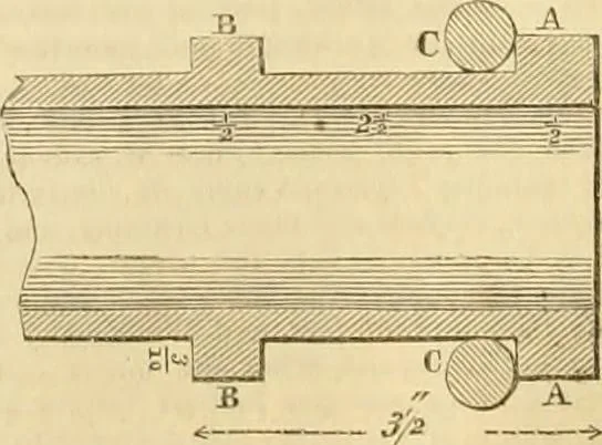 An illustration from The Civil engineer and architect's journal, scientific and railway gazette, 1839, leaf 39