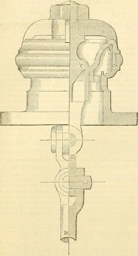 An illustration from The Civil engineer and architect's journal, scientific and railway gazette, 1839, leaf 65