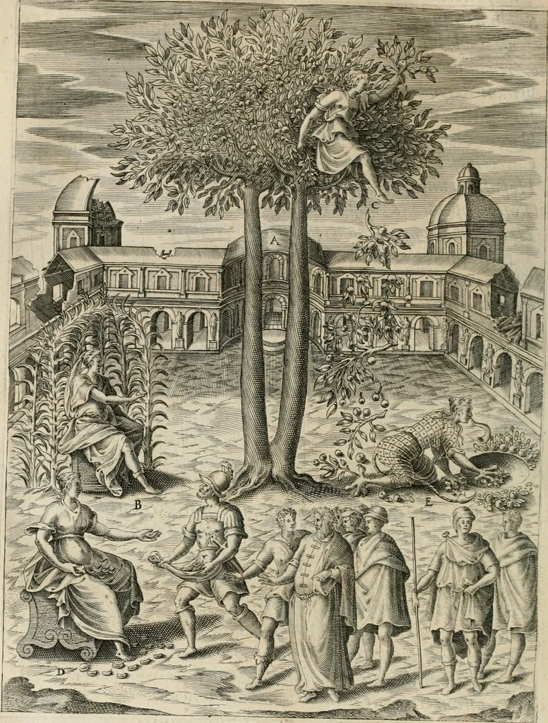 An illustration from Civitas veri sive morvm, 1609, leaf 111