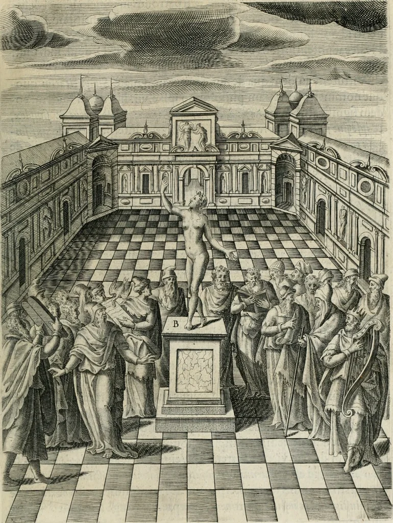 An illustration from Civitas veri sive morvm, 1609, leaf 160