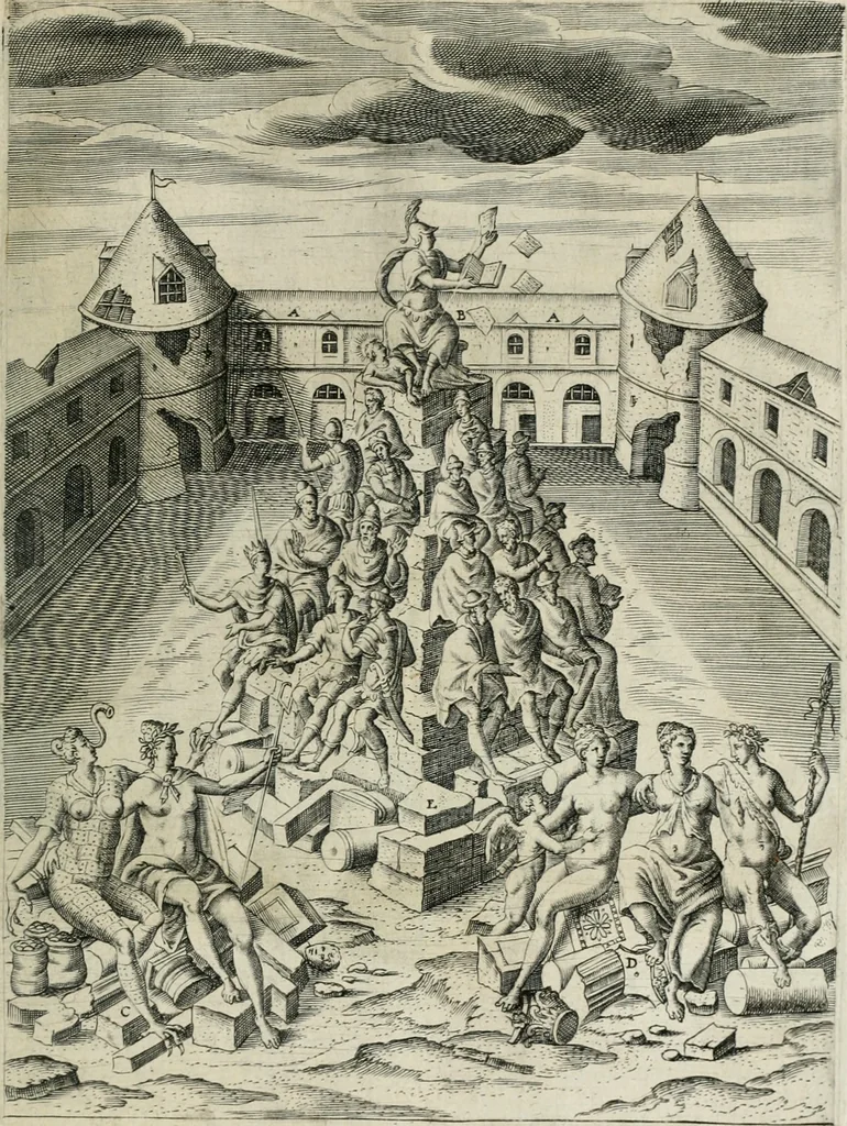 An illustration from Civitas veri sive morvm, 1609, leaf 174