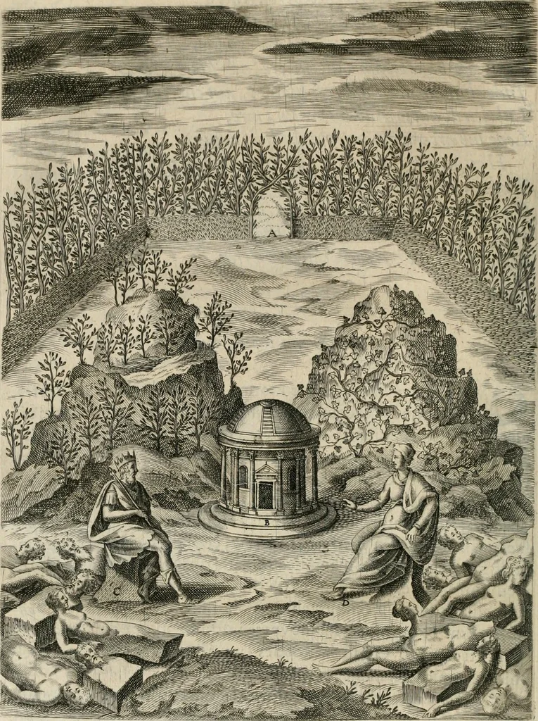 An illustration from Civitas veri sive morvm, 1609, leaf 189