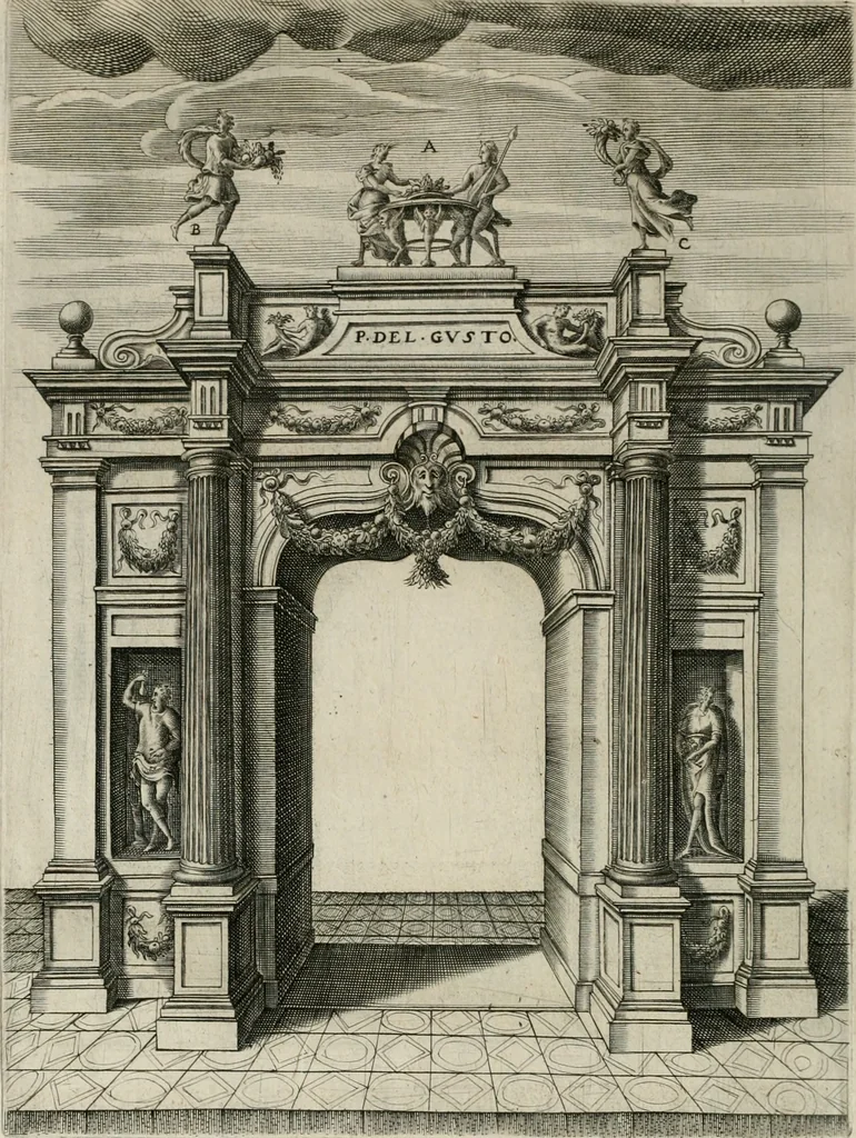 An illustration from Civitas veri sive morvm, 1609, leaf 27