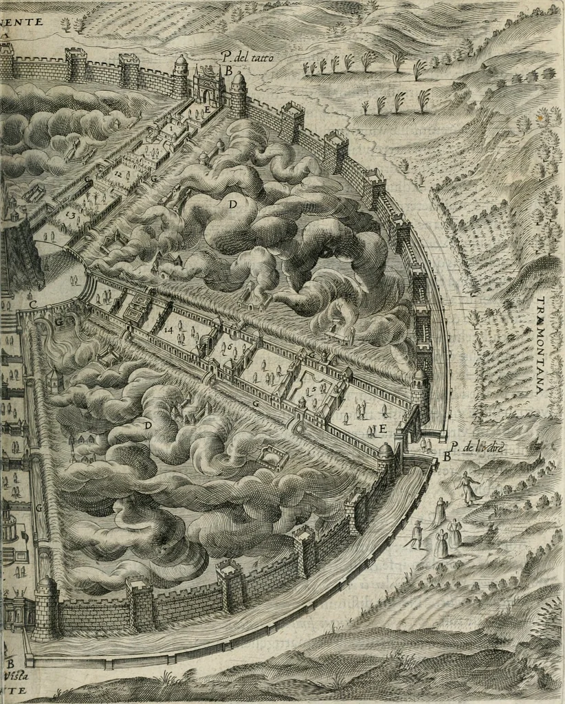 An illustration from Civitas veri sive morvm, 1609, leaf 38
