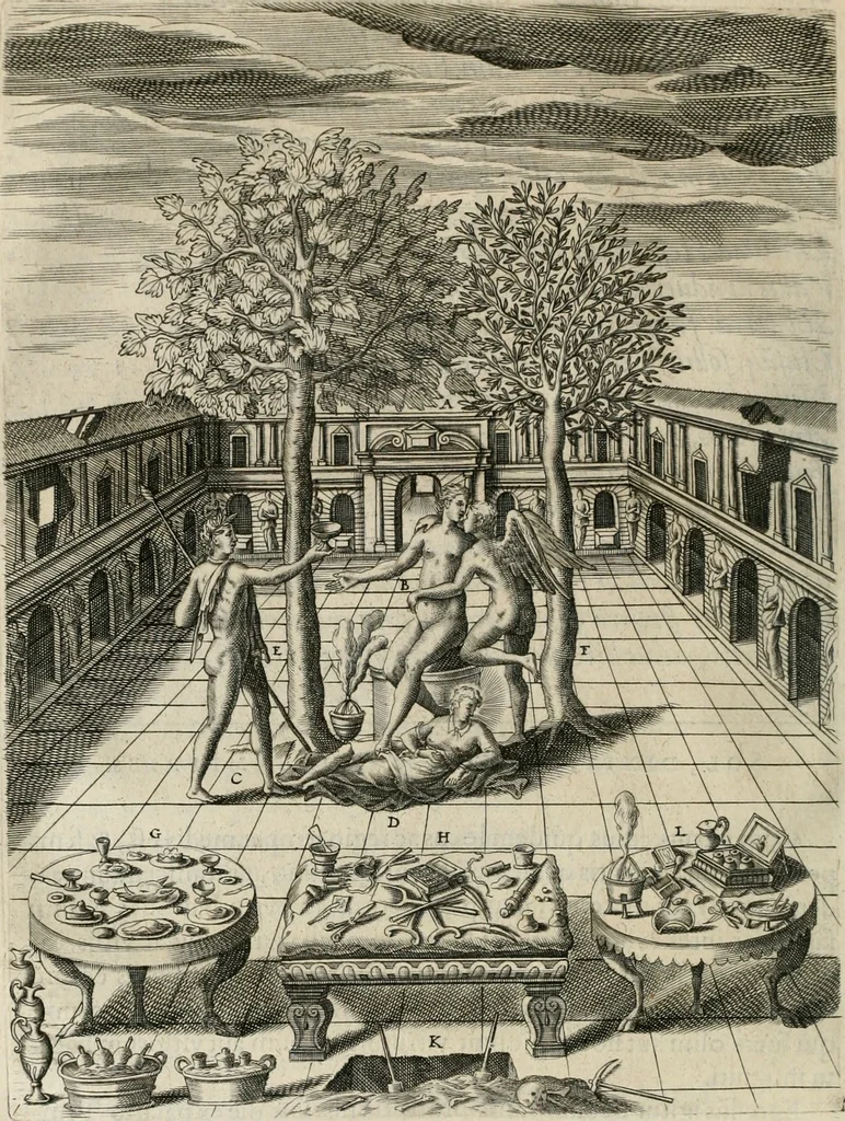 An illustration from Civitas veri sive morvm, 1609, leaf 91