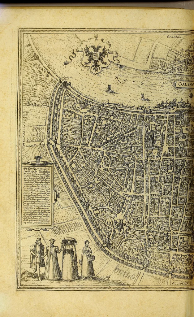 An illustration from Civitates orbis terrarum, 1575, leaf 182