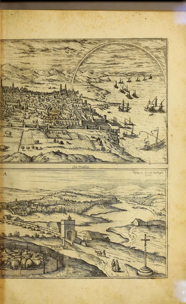 An illustration from Civitates orbis terrarum, 1575, leaf 51