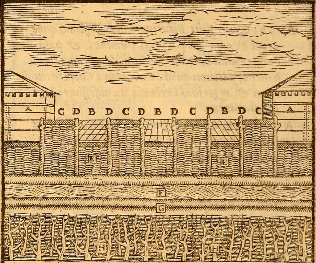 An illustration from C. Ivlii Caesaris, 1575, leaf 35