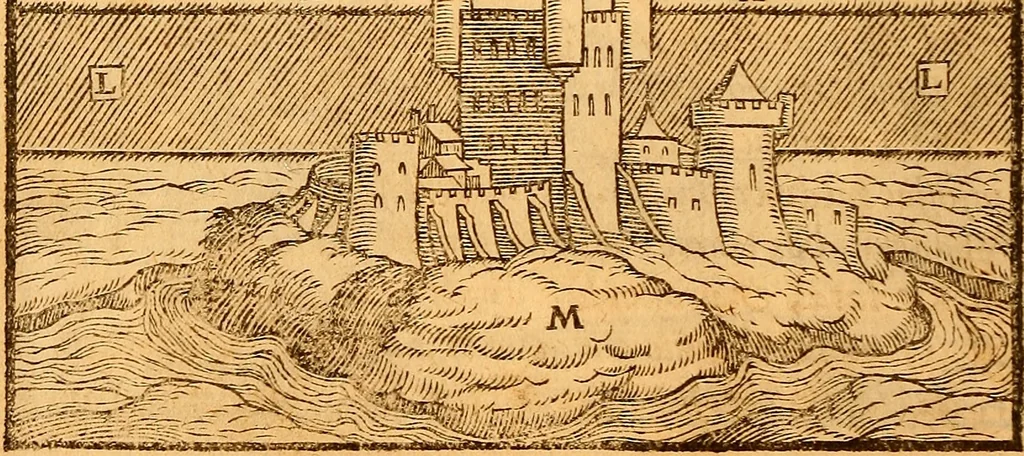 An illustration from C. Ivlii Caesaris, 1575, leaf 35