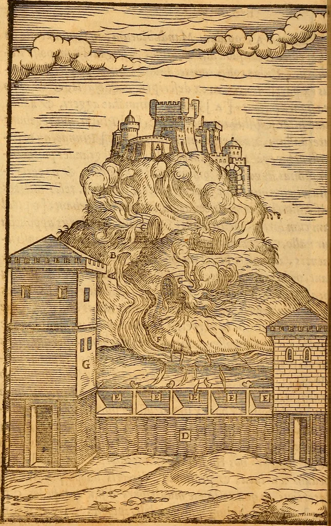 An illustration from C. Ivlii Caesaris, 1575, leaf 37