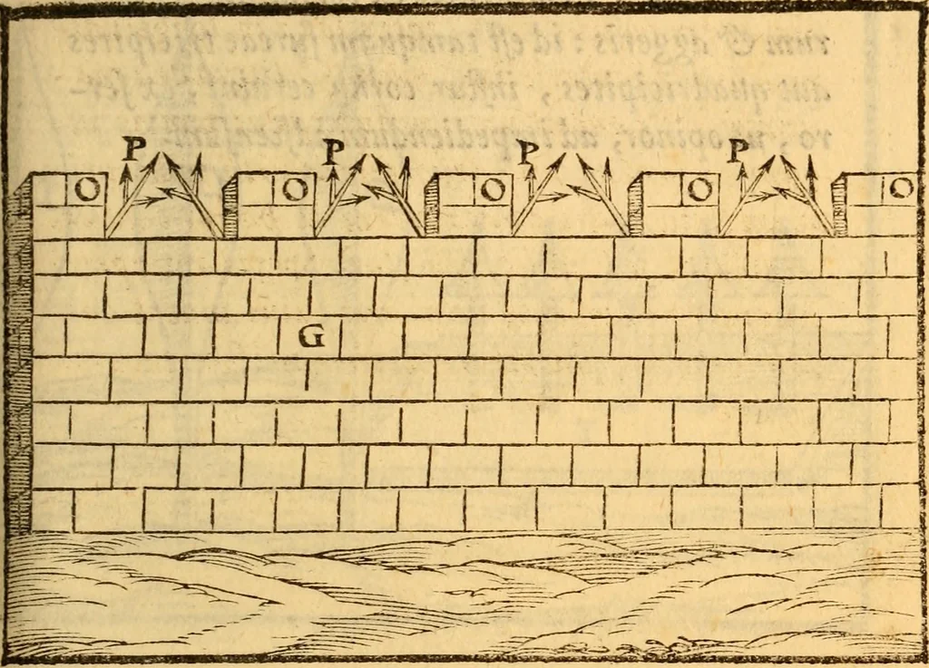 An illustration from C. Ivlii Caesaris, 1575, leaf 52