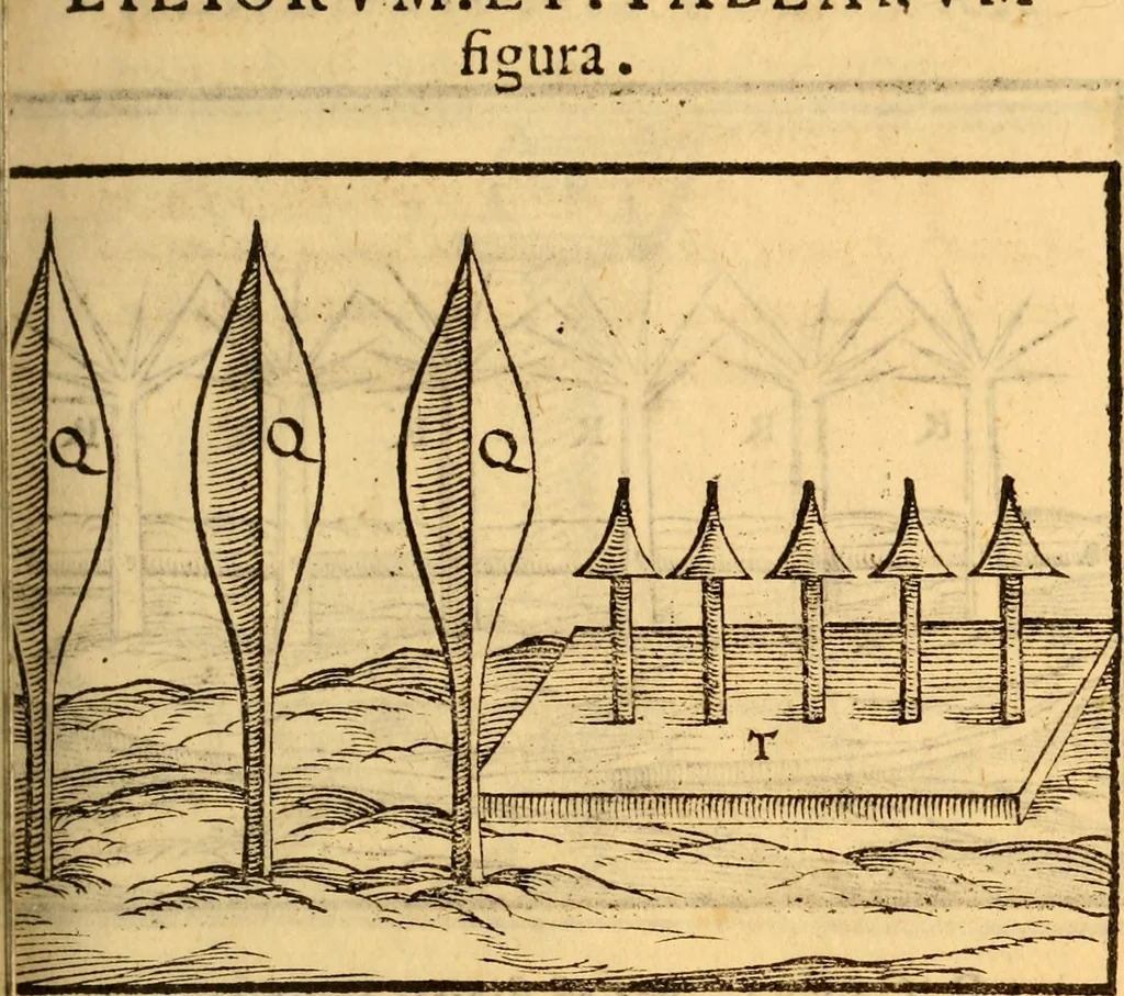 An illustration from C. Ivlii Caesaris, 1575, leaf 54