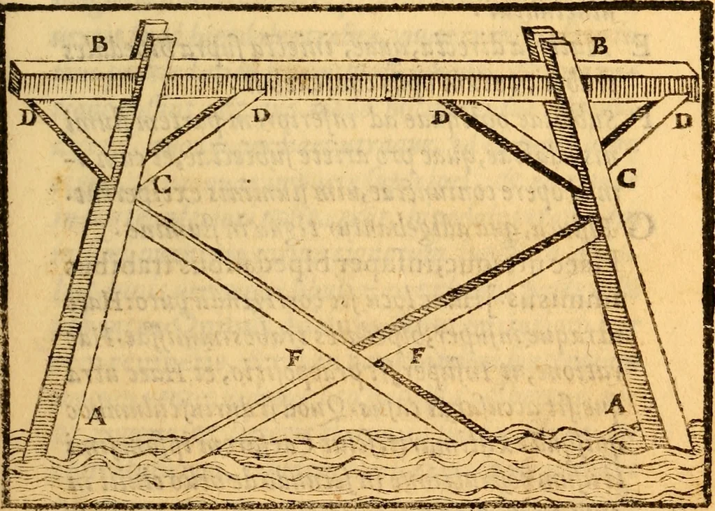 An illustration from C. Ivlii Caesaris, 1575, leaf 64
