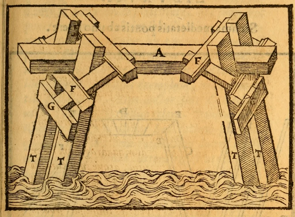 An illustration from C. Ivlii Caesaris, 1575, leaf 80