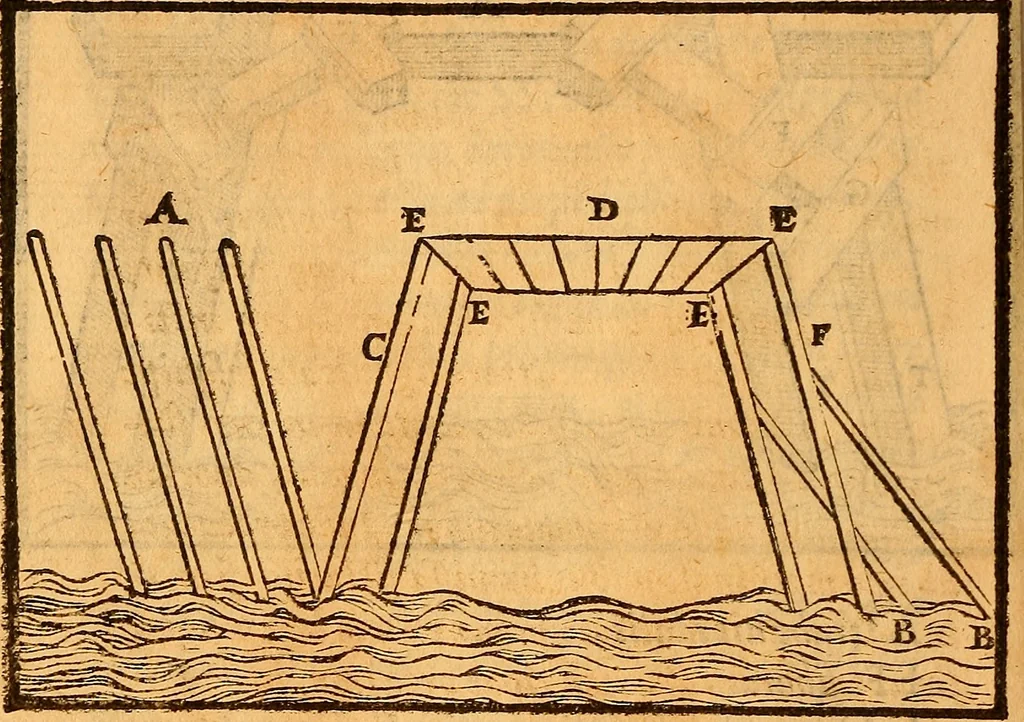An illustration from C. Ivlii Caesaris, 1575, leaf 81