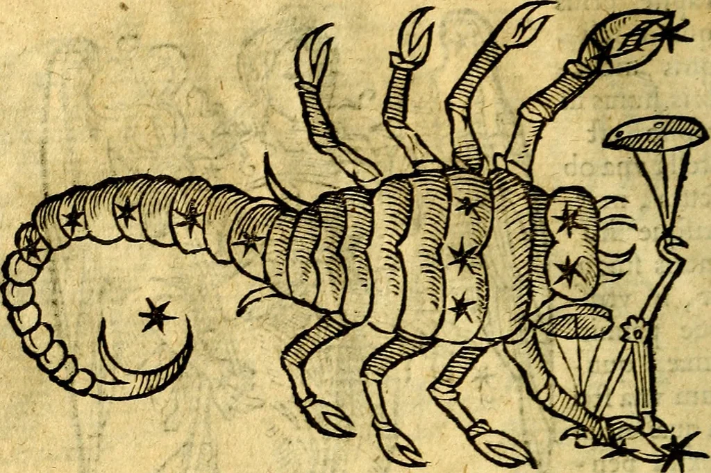 An illustration from C. Ivlii Hygini, Avgvsti liberti, Fabvlarvm liber ... Eivsdem Poeticon astronomicon libri quatuor. Quibus accessererunt similis argumenti, Palæphati De fabulosis narrationibus liber I. F. Fvlgentii Placiadis ... Mythologiarum libri III. Eivsdem De vocum antiquarum interpretatione liber I. Phornvti De natura deorum, siue Poëticarum fabularum allegoriis, speculatio. Albrici ... De deorum imaginibus liber. Arati fragmentum, Germanico Cæsare interprete. Eivsdem Phænomena græcè, cu interpretatione latina. Apollodori Biblioth. siue De decorum origine. Lilii. G. Gyraldi. De musis syntagnia. Index rerum sententiarum, & fabularum ... copiosissimus, 1578, leaf 195