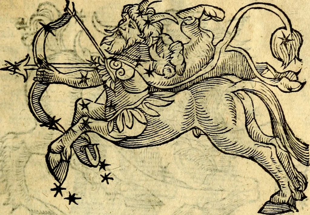 An illustration from C. Ivlii Hygini, Avgvsti liberti, Fabvlarvm liber ... Eivsdem Poeticon astronomicon libri quatuor. Quibus accessererunt similis argumenti, Palæphati De fabulosis narrationibus liber I. F. Fvlgentii Placiadis ... Mythologiarum libri III. Eivsdem De vocum antiquarum interpretatione liber I. Phornvti De natura deorum, siue Poëticarum fabularum allegoriis, speculatio. Albrici ... De deorum imaginibus liber. Arati fragmentum, Germanico Cæsare interprete. Eivsdem Phænomena græcè, cu interpretatione latina. Apollodori Biblioth. siue De decorum origine. Lilii. G. Gyraldi. De musis syntagnia. Index rerum sententiarum, & fabularum ... copiosissimus, 1578, leaf 196