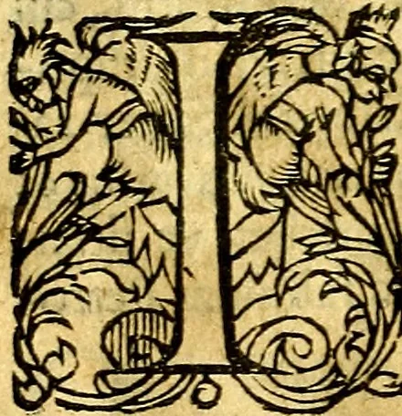 An illustration from C. Ivlii Hygini, Avgvsti liberti, Fabvlarvm liber ... Eivsdem Poeticon astronomicon libri quatuor. Quibus accessererunt similis argumenti, Palæphati De fabulosis narrationibus liber I. F. Fvlgentii Placiadis ... Mythologiarum libri III. Eivsdem De vocum antiquarum interpretatione liber I. Phornvti De natura deorum, siue Poëticarum fabularum allegoriis, speculatio. Albrici ... De deorum imaginibus liber. Arati fragmentum, Germanico Cæsare interprete. Eivsdem Phænomena græcè, cu interpretatione latina. Apollodori Biblioth. siue De decorum origine. Lilii. G. Gyraldi. De musis syntagnia. Index rerum sententiarum, & fabularum ... copiosissimus, 1578, leaf 297