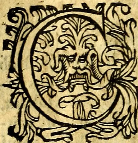 An illustration from C. Ivlii Hygini, Avgvsti liberti, Fabvlarvm liber ... Eivsdem Poeticon astronomicon libri quatuor. Quibus accessererunt similis argumenti, Palæphati De fabulosis narrationibus liber I. F. Fvlgentii Placiadis ... Mythologiarum libri III. Eivsdem De vocum antiquarum interpretatione liber I. Phornvti De natura deorum, siue Poëticarum fabularum allegoriis, speculatio. Albrici ... De deorum imaginibus liber. Arati fragmentum, Germanico Cæsare interprete. Eivsdem Phænomena græcè, cu interpretatione latina. Apollodori Biblioth. siue De decorum origine. Lilii. G. Gyraldi. De musis syntagnia. Index rerum sententiarum, & fabularum ... copiosissimus, 1578, leaf 317