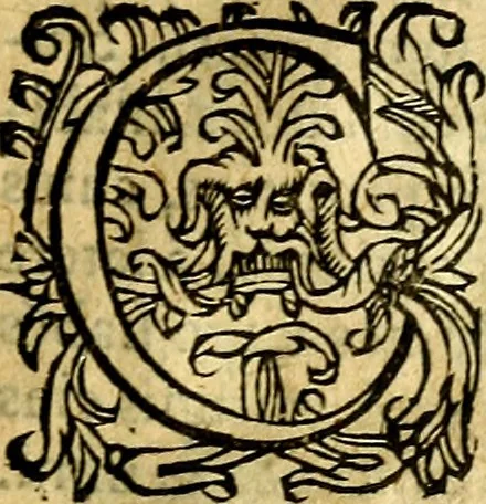 An illustration from C. Ivlii Hygini, Avgvsti liberti, Fabvlarvm liber ... Eivsdem Poeticon astronomicon libri quatuor. Quibus accessererunt similis argumenti, Palæphati De fabulosis narrationibus liber I. F. Fvlgentii Placiadis ... Mythologiarum libri III. Eivsdem De vocum antiquarum interpretatione liber I. Phornvti De natura deorum, siue Poëticarum fabularum allegoriis, speculatio. Albrici ... De deorum imaginibus liber. Arati fragmentum, Germanico Cæsare interprete. Eivsdem Phænomena græcè, cu interpretatione latina. Apollodori Biblioth. siue De decorum origine. Lilii. G. Gyraldi. De musis syntagnia. Index rerum sententiarum, & fabularum ... copiosissimus, 1578, leaf 366