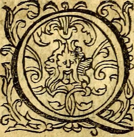 An illustration from C. Ivlii Hygini, Avgvsti liberti, Fabvlarvm liber ... Eivsdem Poeticon astronomicon libri quatuor. Quibus accessererunt similis argumenti, Palæphati De fabulosis narrationibus liber I. F. Fvlgentii Placiadis ... Mythologiarum libri III. Eivsdem De vocum antiquarum interpretatione liber I. Phornvti De natura deorum, siue Poëticarum fabularum allegoriis, speculatio. Albrici ... De deorum imaginibus liber. Arati fragmentum, Germanico Cæsare interprete. Eivsdem Phænomena græcè, cu interpretatione latina. Apollodori Biblioth. siue De decorum origine. Lilii. G. Gyraldi. De musis syntagnia. Index rerum sententiarum, & fabularum ... copiosissimus, 1578, leaf 583