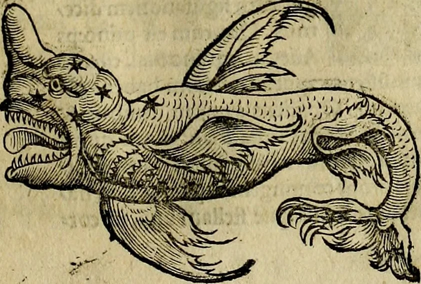 An illustration from C. Ivlii Hygini, Avgvsti liberti, Fabvlarvm liber ... antehac nunquam excusus. Evisdem Poeticon astronomicon libri quatuor. Quibus accesserunt similis agrumenti, Palaephati De fabulosis narrationibus, liber I. F. Fvlgentii Placiadis ... Mythologiarum libri III. Eivsdem De uocum antiquarum interpretatione, liber I. Arati Phainomenon fragmentum, Germanico Caesare interprete. Eivsdem Phaenomena Graece, cum interpretatione latina Procli De sphaera libellus, Graece & Latine. Index rerum & fabularum .., 1535, leaf 120