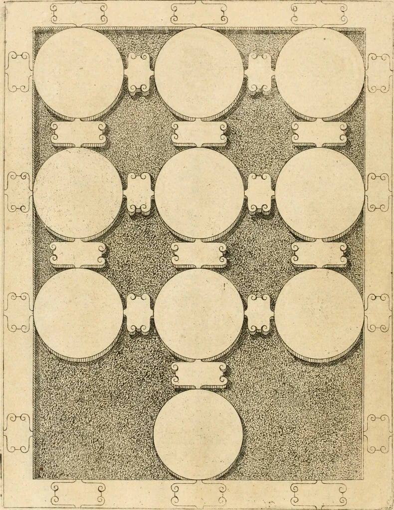 An illustration from C. Ivlivs Caesar, sive, Historiae imperatorvm Caesarvmqve romanorvm ex antiqvis nvmismatibvs restitvtae liber primvs : acessit C. Ivlii Caesaris vita et res gestae, 1563, leaf 43