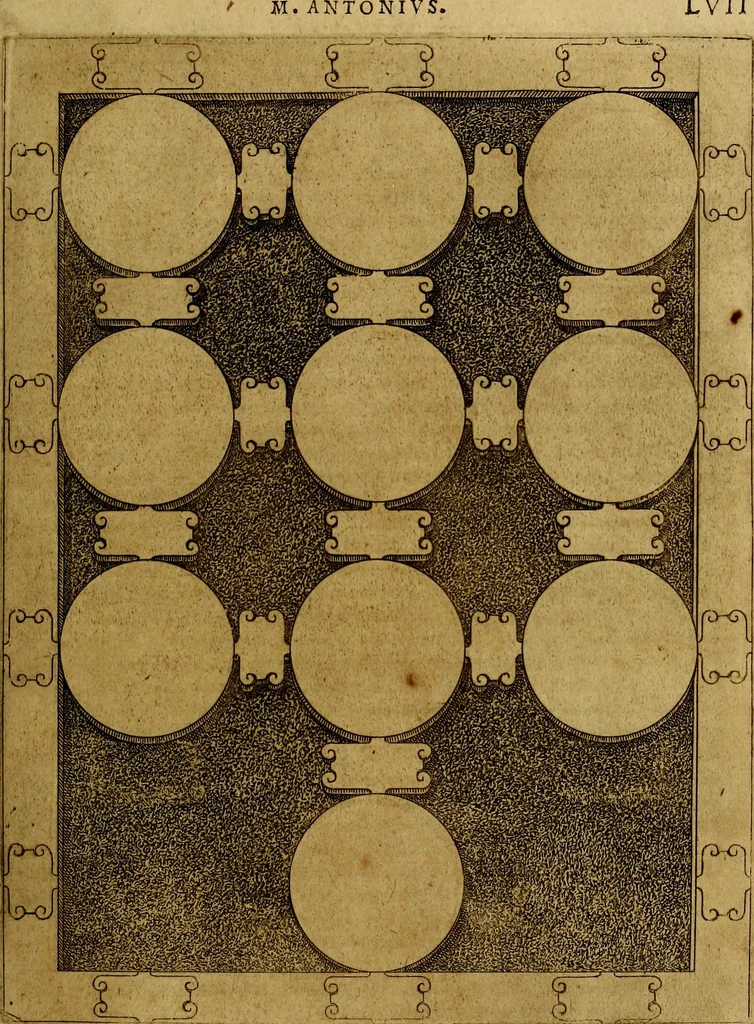 An illustration from C. Ivlivs Caesar : sive Historiae imperatorvm Caesarvmqve romanorvm ex antiqvis nvmismatibvs restitvtae liber primvs; accessit C. Ivlii Caesaris vita et res gestae, 1563, leaf 92