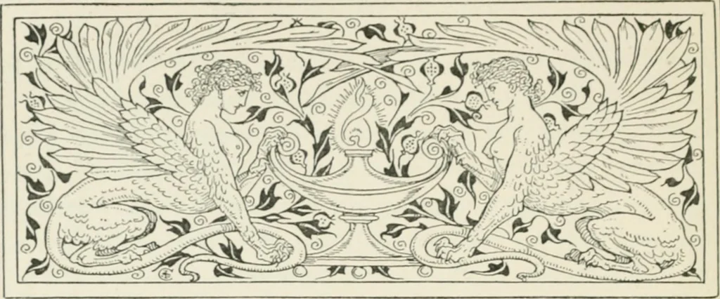 An illustration from The claims of decorative art, 1892, leaf 33