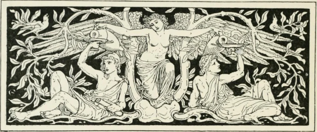 An illustration from The claims of decorative art, 1892, leaf 87