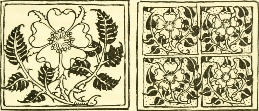 An illustration from The claims of decorative art, 1892, leaf 108