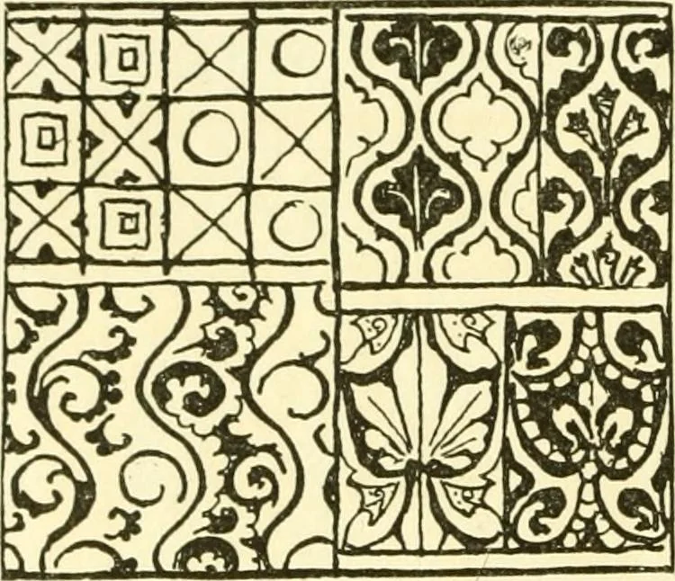 An illustration from The claims of decorative art, 1892, leaf 109