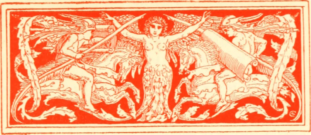An illustration from The claims of decorative art, 1892, leaf 8