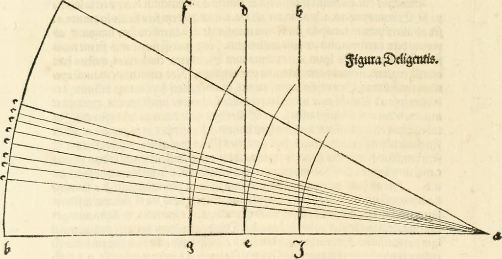An illustration from Clariss[imi] pictoris et geometræ Alberti Dureri, De varietate figurarum et flexuris partium ac gestib[um] imaginum, : libri duo, cqui priorib[us] De symmetria quondam editis, nunc primum in latinum conversi accesserunt, 1534, leaf 11