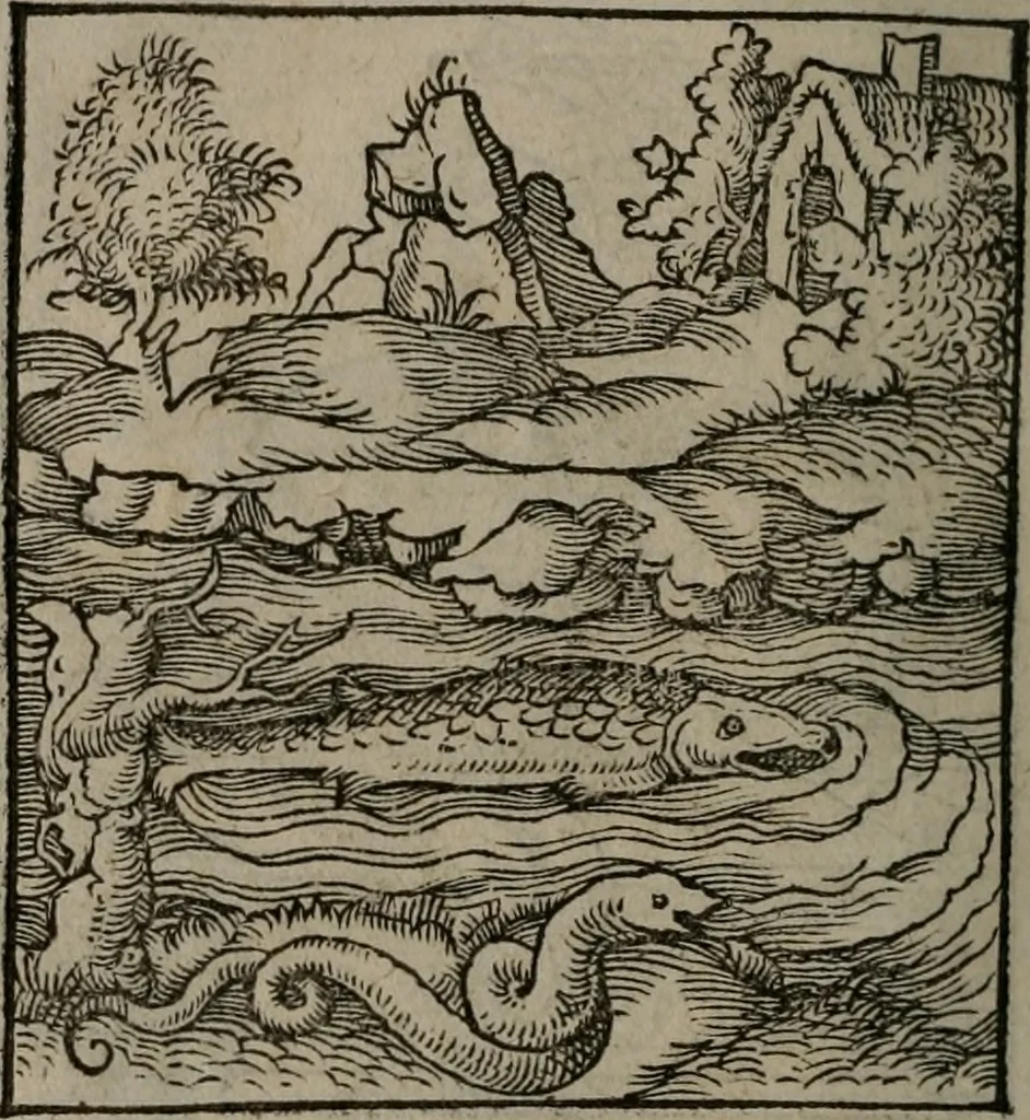 An illustration from Clarissimi Viri D. Andreae Alciati Emblematum libellus : vigilanter recognitus, & ab ipso iam authore locupletatus, 1542, leaf 15