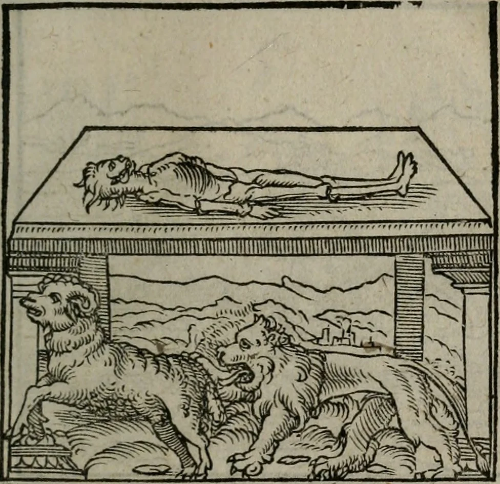 An illustration from Clarissimi Viri D. Andreae Alciati Emblematum libellus : vigilanter recognitus, & ab ipso iam authore locupletatus, 1542, leaf 30