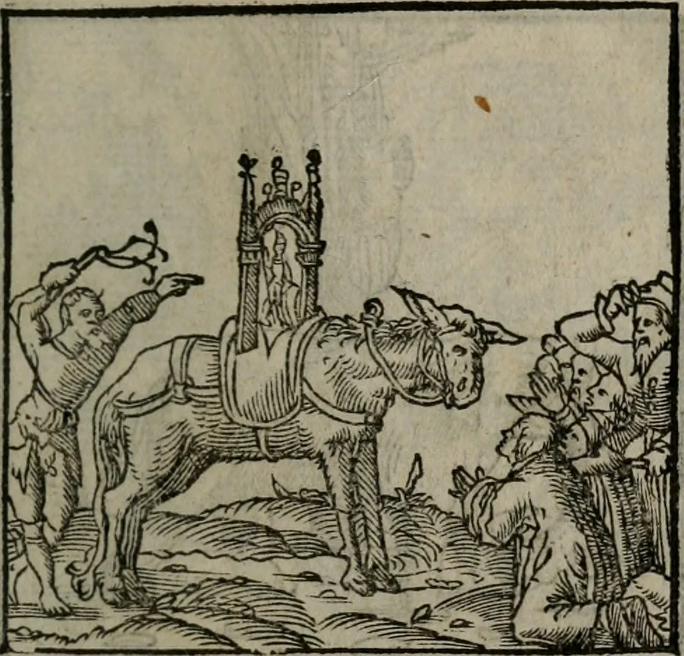 An illustration from Clarissimi Viri D. Andreae Alciati Emblematum libellus : vigilanter recognitus, & ab ipso iam authore locupletatus, 1542, leaf 40