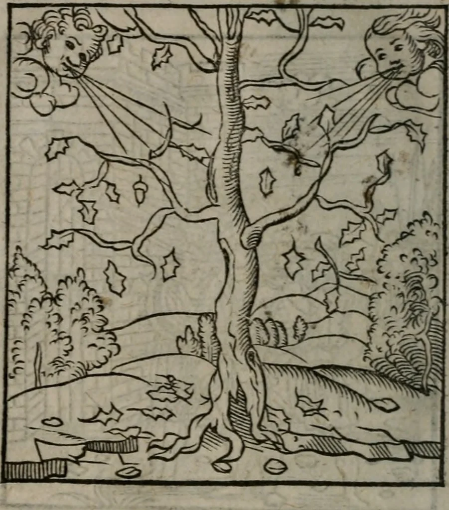 An illustration from Clarissimi Viri D. Andreae Alciati Emblematum libellus : vigilanter recognitus, & ab ipso iam authore locupletatus, 1542, leaf 61