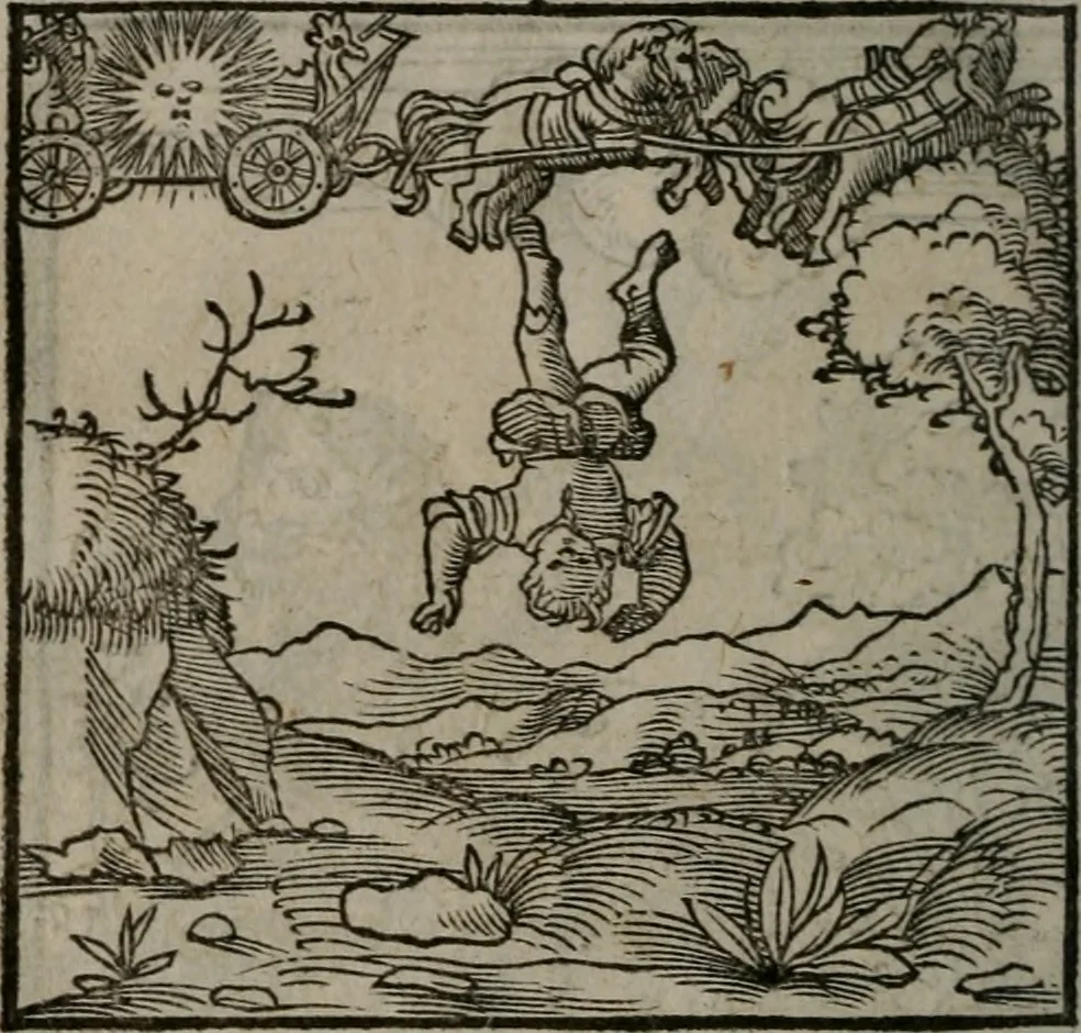 An illustration from Clarissimi Viri D. Andreae Alciati Emblematum libellus : vigilanter recognitus, & ab ipso iam authore locupletatus, 1542, leaf 69