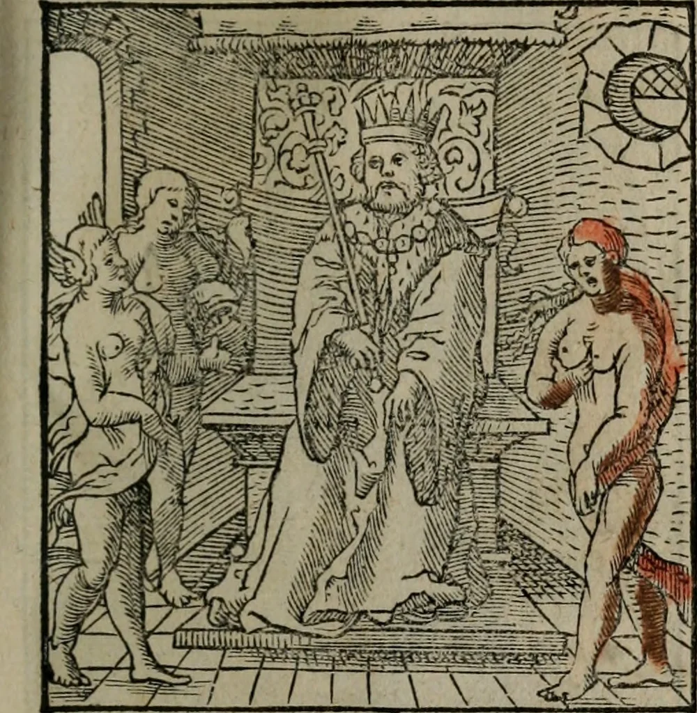 An illustration from Clarissimi Viri D. Andreae Alciati Emblematum libellus : vigilanter recognitus, & ab ipso iam authore locupletatus, 1542, leaf 76