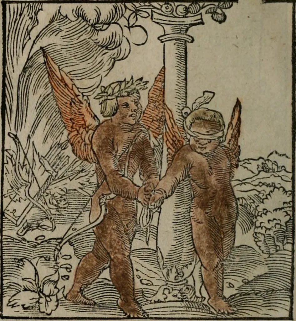 An illustration from Clarissimi Viri D. Andreae Alciati Emblematum libellus : vigilanter recognitus, & ab ipso iam authore locupletatus, 1542, leaf 77