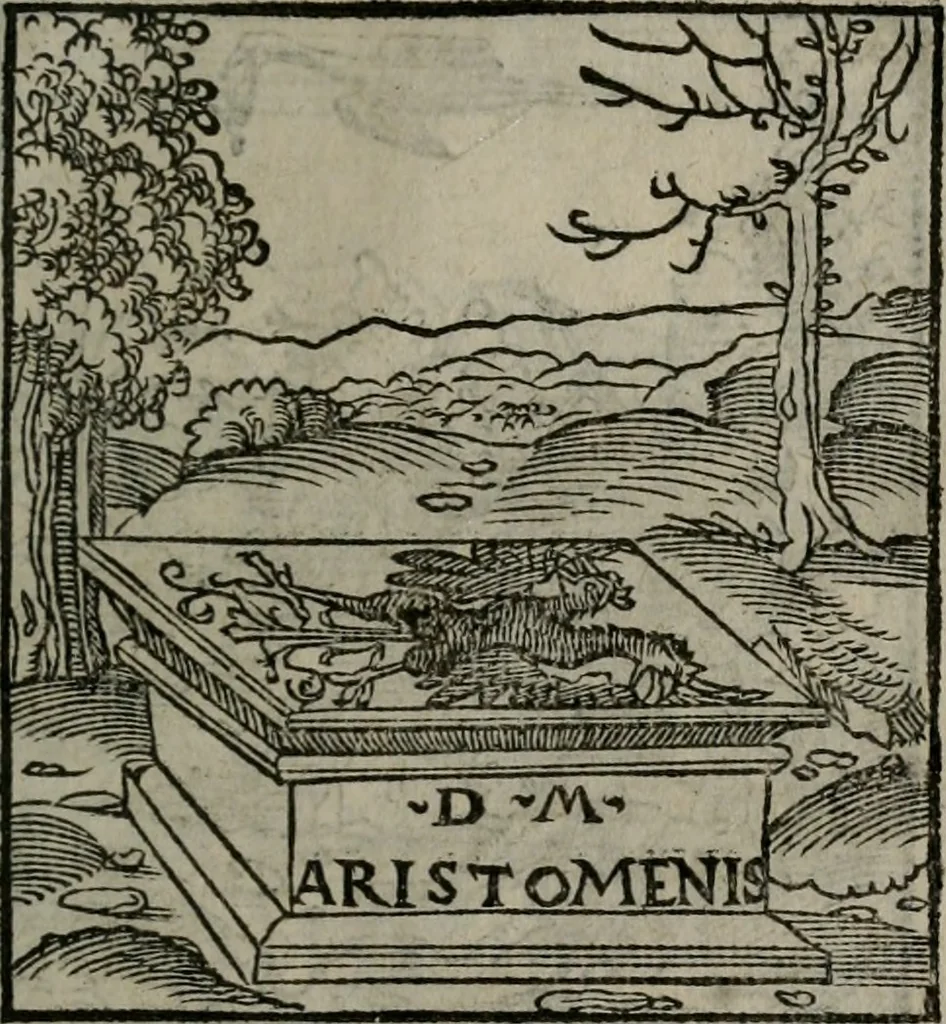 An illustration from Clarissimi Viri D. Andreae Alciati Emblematum libellus : vigilanter recognitus, & ab ipso iam authore locupletatus, 1542, leaf 88