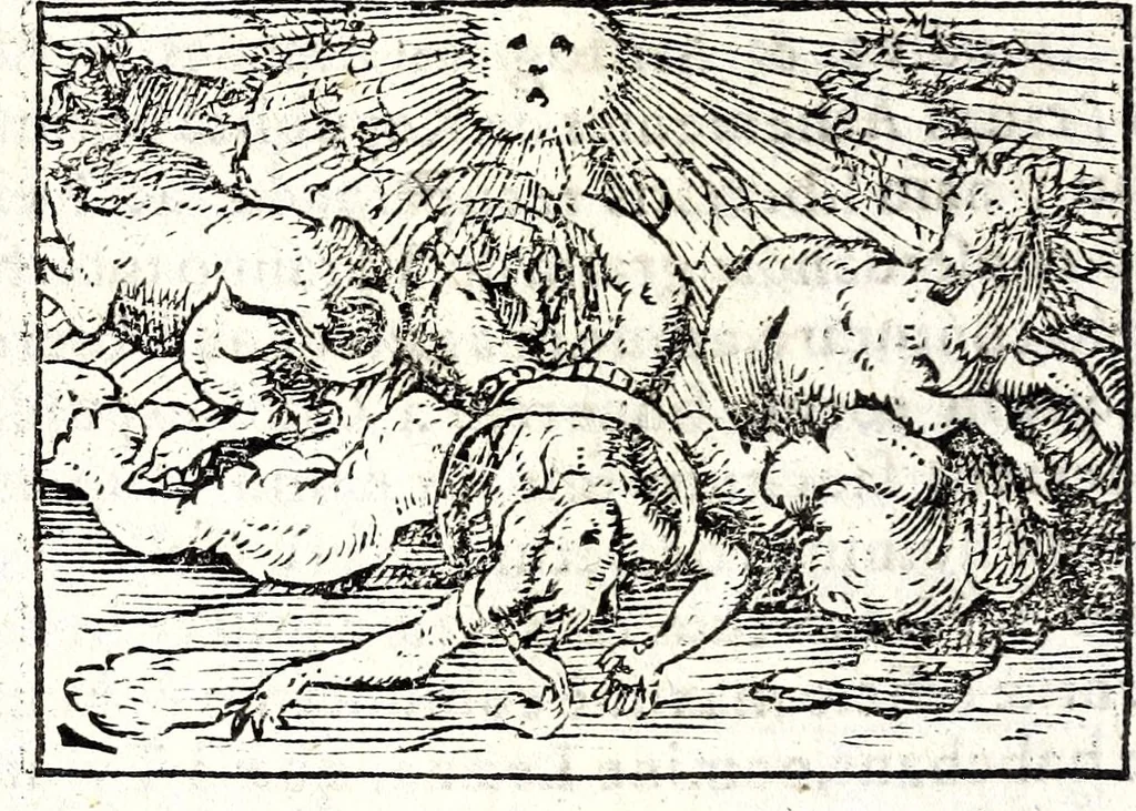 An illustration from Clarissimi viri D. And. Alciati Emblemat. lib. II, aucti & restituti, 1580, leaf 116