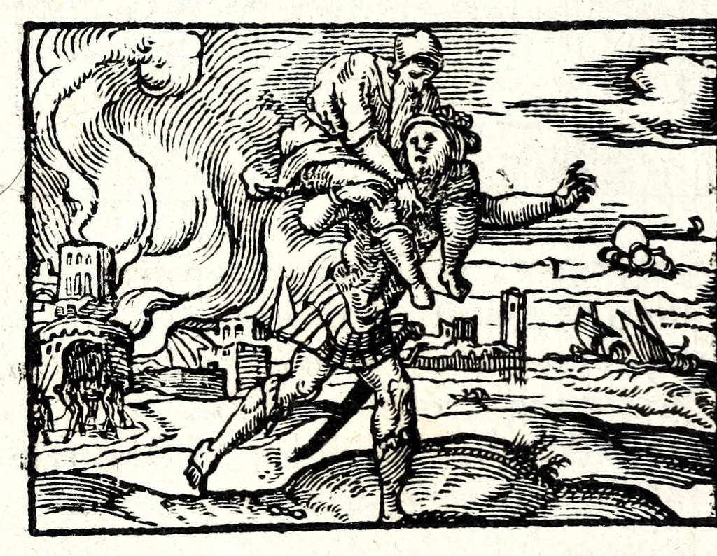 An illustration from Clarissimi viri D. And. Alciati Emblemat. lib. II, aucti & restituti, 1580, leaf 126