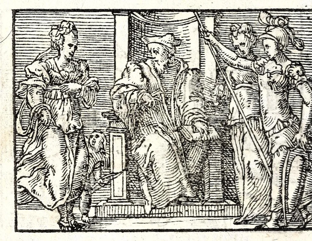 An illustration from Clarissimi viri D. And. Alciati Emblemat. lib. II, aucti & restituti, 1580, leaf 128