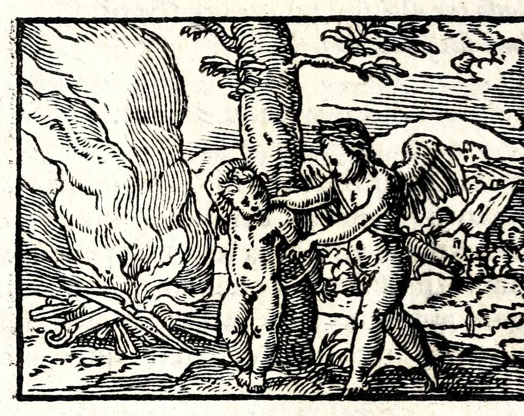 An illustration from Clarissimi viri D. And. Alciati Emblemat. lib. II, aucti & restituti, 1580, leaf 130